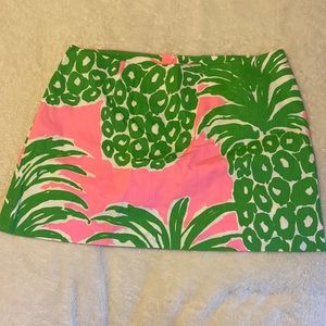 Lilly Pulitzer pineapple skirt size 10